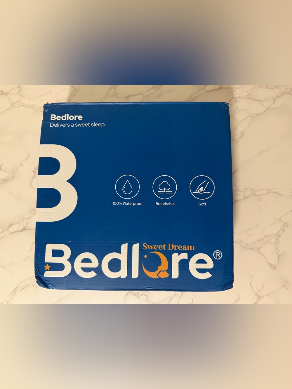 Waterproof Mattress Cover - Blue - Soft, Breathable Protection